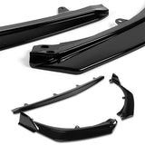 GT-Style For 2025 - 2027 Toyota Camry LE XLE Front Bumper Splitter Spoiler Lip 3PCS -Painted Black