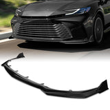 GT-Style For 2025 - 2027 Toyota Camry LE XLE Front Bumper Splitter Spoiler Lip 3PCS -Painted Black