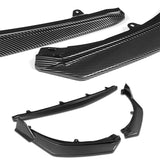 GT-Style For 2025 - 2026 Toyota Camry LE XLE Front Bumper Splitter Spoiler Lip 3PCS -Carbon Fiber Look