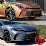 GT-Style For 2025 - 2027 Toyota Camry LE XLE Front Bumper Splitter Spoiler Lip 3PCS -Painted Black