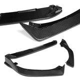 STP-Style For 2025 - 2026 Honda Civic Sedan Hatchback Front Bumper Lip Spoiler Splitter -Real Carbon Fiber