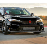 For 2023-2026 Honda Civic Type-R FL5 Front Bumper Lip Spoiler Splitter -Painted Black