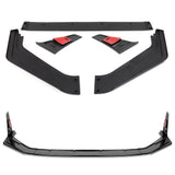 For 2023-2026 Honda Civic Type-R FL5 Front Bumper Lip Spoiler Splitter -Painted Black