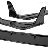 For 2023-2026 Honda Civic Type-R FL5 Front Bumper Lip Spoiler Splitter -Painted Black