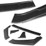 For 2023-2026 Honda Civic Type-R FL5 Front Bumper Lip Spoiler Splitter -Carbon Fiber Look