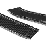 For 2023-2026 Honda Civic Type-R FL5 Front Bumper Lip Spoiler Splitter -Carbon Fiber Look