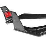 For 2023-2026 Honda Civic Type-R FL5 Front Bumper Lip Spoiler Splitter -Carbon Fiber Look