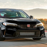 TR-Style For 2023-2026 Honda Civic Type-R FL5 Front Bumper Lower Lip Splitter -Real Carbon Fiber