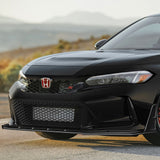 TR-Style For 2023-2026 Honda Civic Type-R FL5 Front Bumper Lower Lip Splitter -Real Carbon Fiber