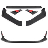 For 2023-2026 Honda Civic Type-R FL5 Front Bumper Lip Spoiler Splitter -Unpainted Black
