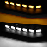 CS-Style For 2022 - 2025 Subaru WRX Front Bumper Lip Splitter With LED Sequential Light -Painted Black