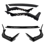 CS-Style For 2022 - 2025 Subaru WRX Front Bumper Lip Splitter With LED Sequential Light -Painted Black