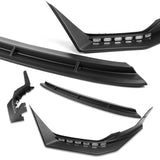 CS-Style For 2022 - 2025 Subaru WRX Front Bumper Lip Splitter With LED Sequential Light -Unpainted Matte Black