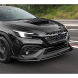 CS-Style For 2022 - 2025 Subaru WRX Front Bumper Lip Splitter -Painted Black