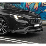 CS-Style For 2022 - 2025 Subaru WRX Front Bumper Lip Splitter -Painted Black