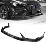 CS-Style For 2022 - 2025 Subaru WRX Front Bumper Lip Splitter -Painted Black