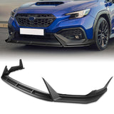 CS-Style For 2022 - 2025 Subaru WRX Front Bumper Lip Splitter -Unpainted Matte Black