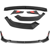 STP-Style For 2014 - 2017 Infiniti Q50 Luxe / Base Front Bumper Lip -Carbon Fiber Look