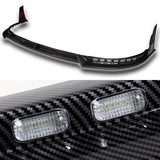 STP-Style For 2018 - 2020 Toyota Camry SE / XSE Front Bumper Lip With LED Sequential Light -Carbon Fiber Look