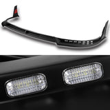 STP-Style For 2018 - 2020 Toyota Camry SE / XSE Front Bumper Lip With LED Sequential Light -Unpainted Matte Black