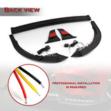 STP-Style For 2018 - 2020 Toyota Camry SE / XSE Front Bumper Lip With LED Sequential Light -Unpainted Matte Black