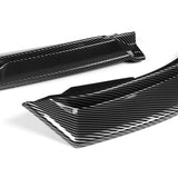 STP-Style For 2018 - 2020 Toyota Camry SE / XSE Front Bumper Lip -Carbon Fiber Look