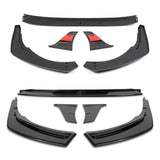 STP-Style For 2021 2022 2023 2024 Toyota Camry SE XSE Front Bumper Lower Lip Splitter -Painted Black