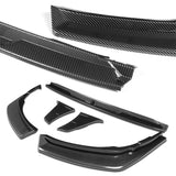 STP-Style For 2021 2022 2023 2024 Toyota Camry SE XSE Front Bumper Lower Lip Splitter -Carbon Fiber Look