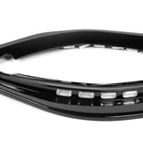 STP-Style For 2018 - 2023 Kia Stinger GT-Line Front Bumper Lip Splitter With LED Sequential Light -Painted Black