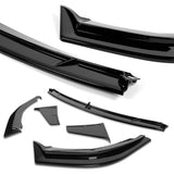 STP-Style For 2018 - 2023 Kia Stinger GT-Line Front Bumper Lip Splitter -Painted Black
