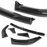 STP-Style For 2018 - 2023 Kia Stinger GT-Line Front Bumper Lip Splitter -Carbon Fiber Look