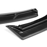 STP-Style For 2018 - 2023 Kia Stinger GT-Line Front Bumper Lip Splitter -Carbon Fiber Look