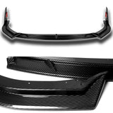 STP-Style For 2018-2023 Kia Stinger GT-Line Front Bumper Lip Splitter -Real Carbon Fiber
