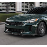 STP-Style For 2018 - 2023 Kia Stinger GT-Line Front Bumper Lip Splitter -Unpainted Matte Black