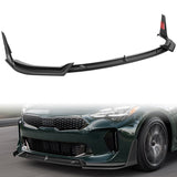 STP-Style For 2018 - 2023 Kia Stinger GT-Line Front Bumper Lip Splitter -Unpainted Matte Black