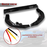 STP-Style For 2016 2017 2018 Toyota RAV4 Front Bumper Lower Lip Splitter With LED Sequential Light -Carbon Fiber Look