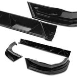 STP-Style For 2016 2017 2018 Toyota RAV4 Front Bumper Lower Lip Splitter -Painted Black