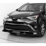 STP-Style For 2016 2017 2018 Toyota RAV4 Front Bumper Lower Lip Splitter -Painted Black