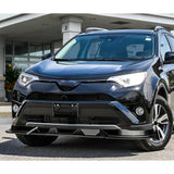 STP-Style For 2016 2017 2018 Toyota RAV4 Front Bumper Lower Lip Splitter -Painted Black