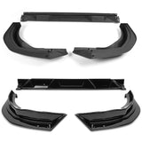 STP-Style For 2016 2017 2018 Toyota RAV4 Front Bumper Lower Lip Splitter -Painted Black