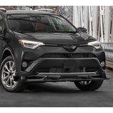 STP-Style For 2016 2017 2018 Toyota RAV4 Front Bumper Lower Lip Splitter -Painted Black