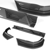STP-Style For 2016 2017 2018 Toyota RAV4 Front Bumper Lower Lip Splitter -Carbon Fiber Look
