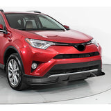 STP-Style For 2016 2017 2018 Toyota RAV4 Front Bumper Lower Lip Splitter -Carbon Fiber Look