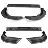 STP-Style For 2016 2017 2018 Toyota RAV4 Front Bumper Lower Lip Splitter -Carbon Fiber Look