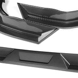 STP-Style For 2016 2017 2018 Toyota RAV4 Front Bumper Lower Lip Splitter -Carbon Fiber Look