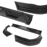 STP-Style For 2016 2017 2018 Toyota RAV4 Front Bumper Lower Lip Splitter -Unpainted Matte Black