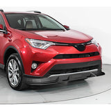 STP-Style For 2016 2017 2018 Toyota RAV4 Front Bumper Lower Lip Splitter -Unpainted Matte Black