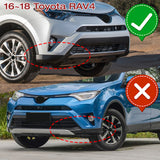 STP-Style For 2016 2017 2018 Toyota RAV4 Front Bumper Lower Lip Splitter -Unpainted Matte Black