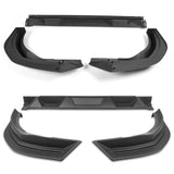 STP-Style For 2016 2017 2018 Toyota RAV4 Front Bumper Lower Lip Splitter -Unpainted Matte Black