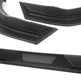 STP-Style For 2016 2017 2018 Toyota RAV4 Front Bumper Lower Lip Splitter -Unpainted Matte Black